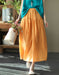5 Colors Comfortabel Loose Summer Linen Skirt Accessories 48.20