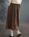 Women's Buckles Summer Linen Skirt Accessories 43.30