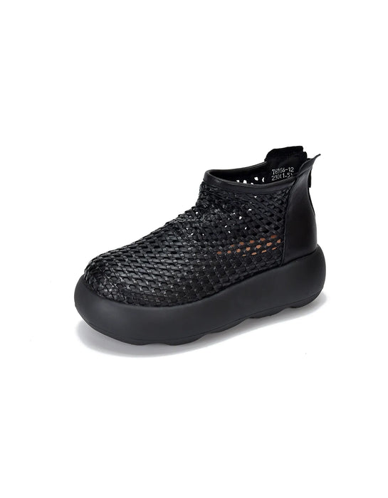 Original Design Summer Hollowed Woven Platform Sandals Feb Shoes Collection 2026 95.00