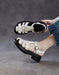 obiono Summer Leather Woven Close Toe T-strap Sandals July Shoes Collection 2026 83.00