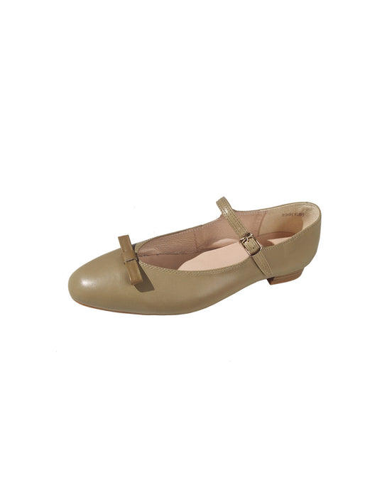 Pointed Toe Bowknot Comfortable Strap Flats