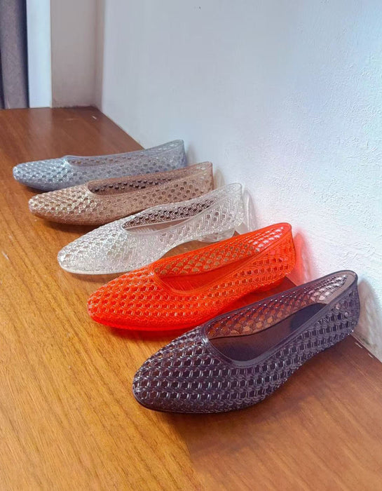 Pointed Toe Summer Jelly Shoes