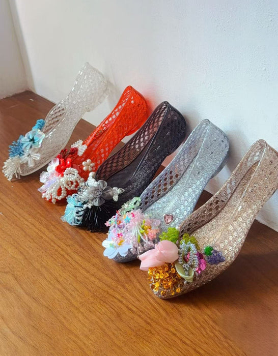 Pointed Toe Summer Jelly Shoes