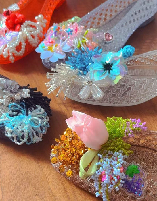 Pointed Toe Summer Jelly Shoes