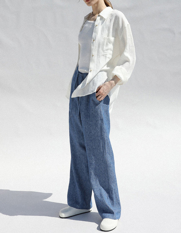 SAY LINEN LOOSE SHIRT