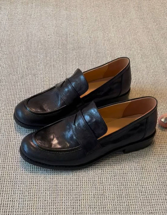 Real Leather Classic British Style Loafers
