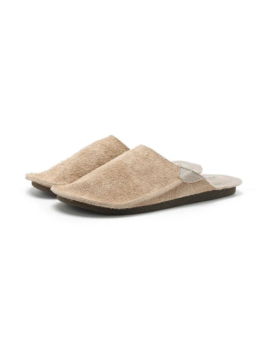 Real Leather Comfortable Suede Slippers Feb Shoe Collection 2026 95.00