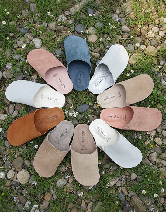 Real Leather Comfortable Suede Slippers Feb Shoe Collection 2026 95.00