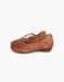Real Leather Hand-carved Hollow Retro Flat Shoes May Shoes Collection 2023 89.80