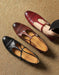 Real Leather Handmade Brogue Style T-strap Mary Jane Shoes April Shoes Collection 2026 105.00