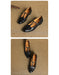 Real Leather Handmade Brogue Style T-strap Mary Jane Shoes April Shoes Collection 2026 105.00