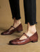Real Leather Handmade Brogue Style T-strap Mary Jane Shoes April Shoes Collection 2026 105.00