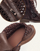 Real Leather Hollow Mid-Calf Wide Toe Box Boots April Shoes Collection 2026 129.00