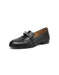 Real Leather Pointed Toe Metal Buckle Front Loafers may Shoes Collection 2026  95.00