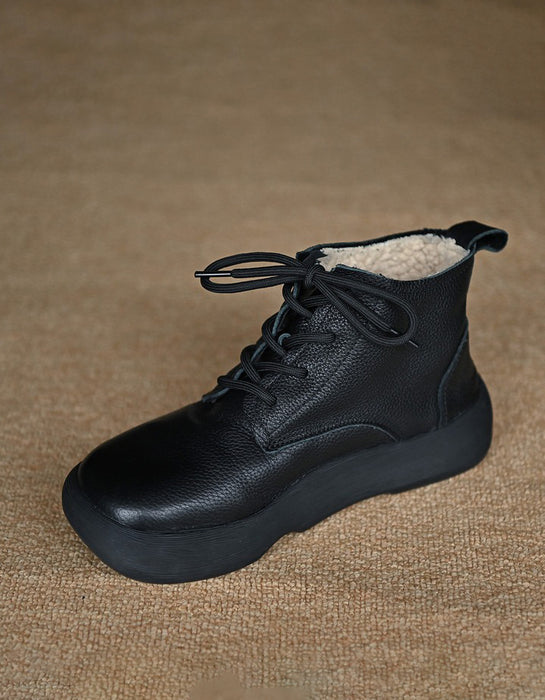 Botas retro impermeables con plataforma para mujer | Zapatos de regalo