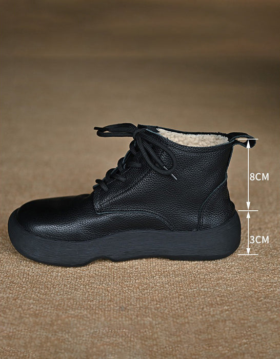 Botas retro impermeables con plataforma para mujer | Zapatos de regalo