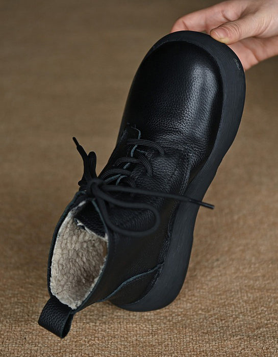 Botas retro impermeables con plataforma para mujer | Zapatos de regalo