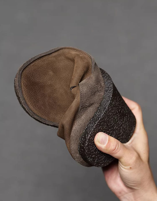 Real Leather Soft Sole Comfortable Slip On Loafers for Men