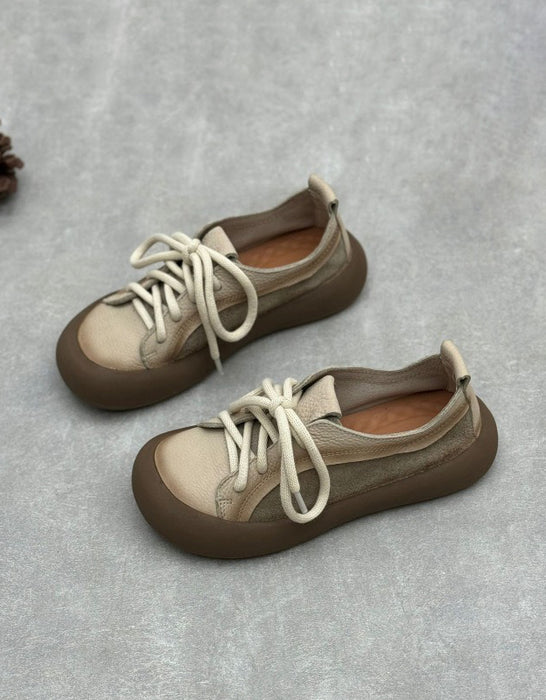 Real Leather Soft Sole Wide Toe Box Flat Shoes Jan Shoe Collection 2026 79.99