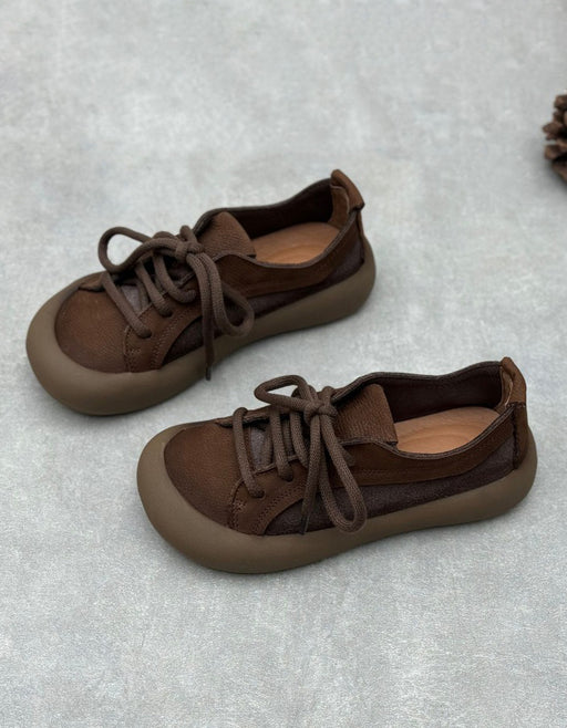 Real Leather Soft Sole Wide Toe Box Flat Shoes Jan Shoe Collection 2026 79.99