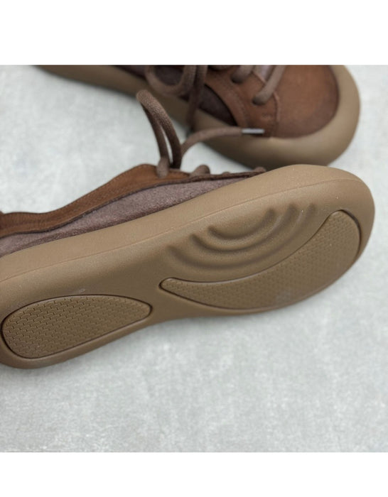 Real Leather Soft Sole Wide Toe Box Flat Shoes Jan Shoe Collection 2026 79.99