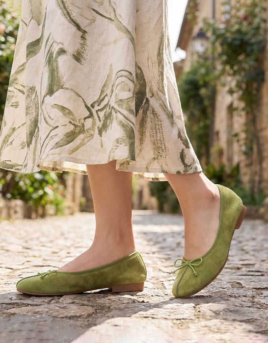 Spring Real Leather Women's Soft Sole Suede Flat Pumps (35-41) Obiono Aug Shoes Collection 2026, 92.80