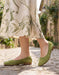 Spring Real Leather Women's Soft Sole Suede Flat Pumps (35-41) Obiono Aug Shoes Collection 2026, 92.80