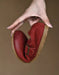 Real Leather Women's Soft Soles Comfortable Clogs Red April Shoes Collection 2026 88.88 