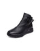 Retro Leather British Style Black Ankle Boots Nov New Trends 2020 87.48