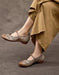 Summer Retro Low Heel Round Toe Comfortable Flat Pumps Shoes, Obiono Aug Shoes Collection 2026, 87.90
