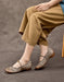 Summer Retro Low Heel Round Toe Comfortable Flat Pumps Shoes, Obiono Aug Shoes Collection 2026, 87.90