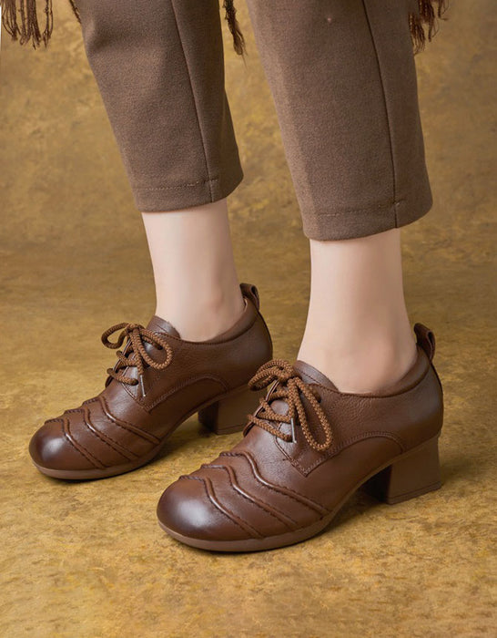 Round Toe Comfortable Elegant Chunky Heel Boots