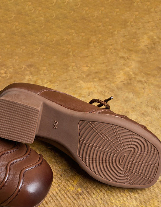 Round Toe Comfortable Elegant Chunky Heel Boots