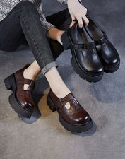 Women's Square Toe Mary Jane Flats – T-Strap Buckle, Comfortable Ballet Shoes For Work, Office, Casual Outfits