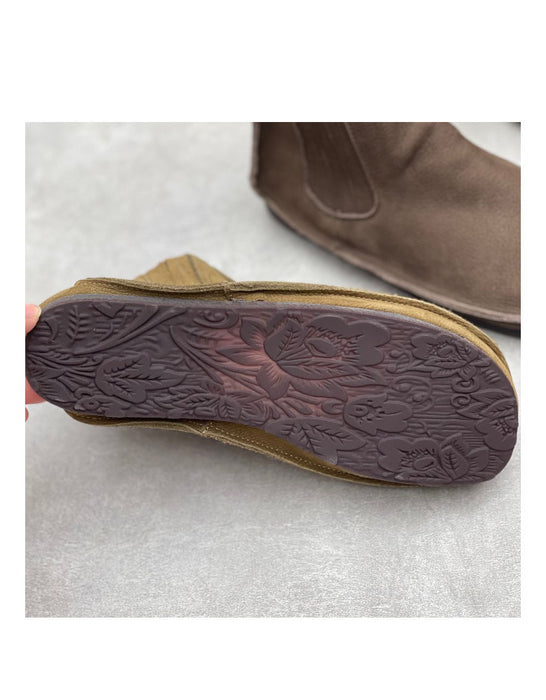 Side Elastic Soft Leather Comfort Handmade Retro Flat Boots Details Jan Shoe Trends 2026 82.00