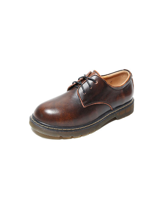 Zapatos Mary Jane de cuero liso con lazo