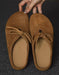Soft Sole Comfortable Lace Up Suede Clogs Slippers April Shoes Collection 2026 81.50