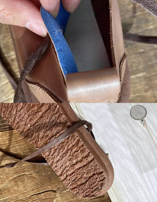 Soft Sole Comfortable Round Toe Retro Flat Shoes Jan Shoes Collection 2026 81.30