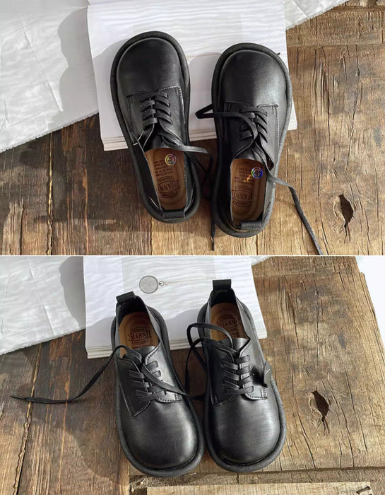 Soft Sole Comfortable Round Toe Retro Flat Shoes Jan Shoes Collection 2026 81.30