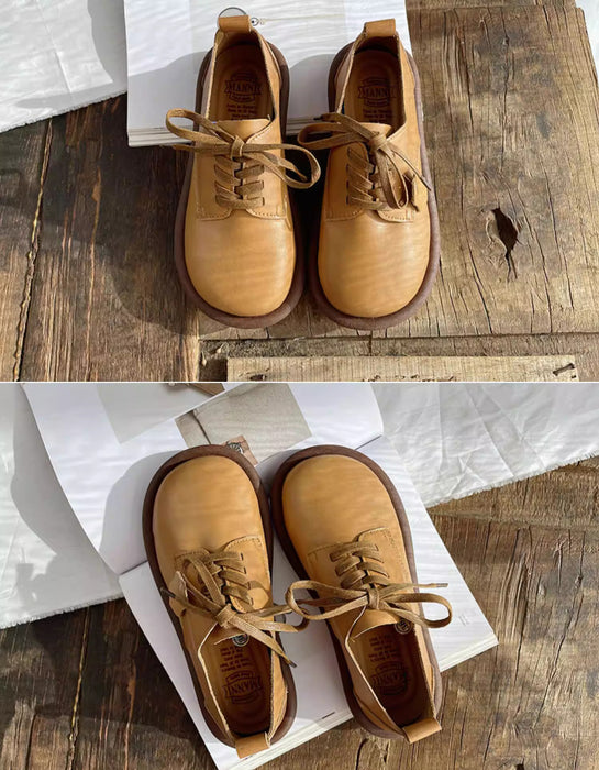 Soft Sole Comfortable Round Toe Retro Flat Shoes Jan Shoes Collection 2026 81.30