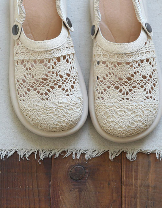 Soft Sole Summer Comfortable Lace Slippers