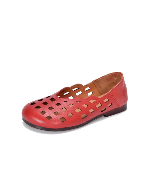 Soft Sole Summer Hollow Round Toe Flat Sandals April Shoes Collection 2026 80.70