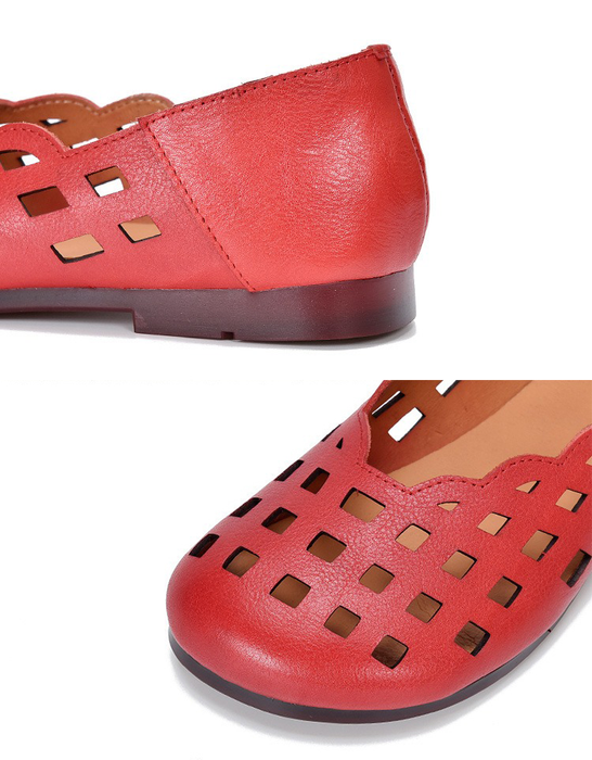 Soft Sole Summer Hollow Round Toe Flat Sandals April Shoes Collection 2026 80.70