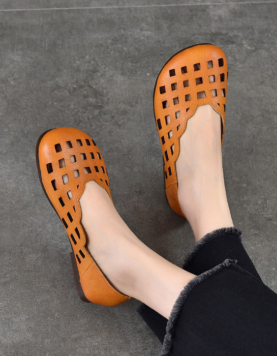 Soft Sole Summer Hollow Round Toe Flat Sandals April Shoes Collection 2026 80.70