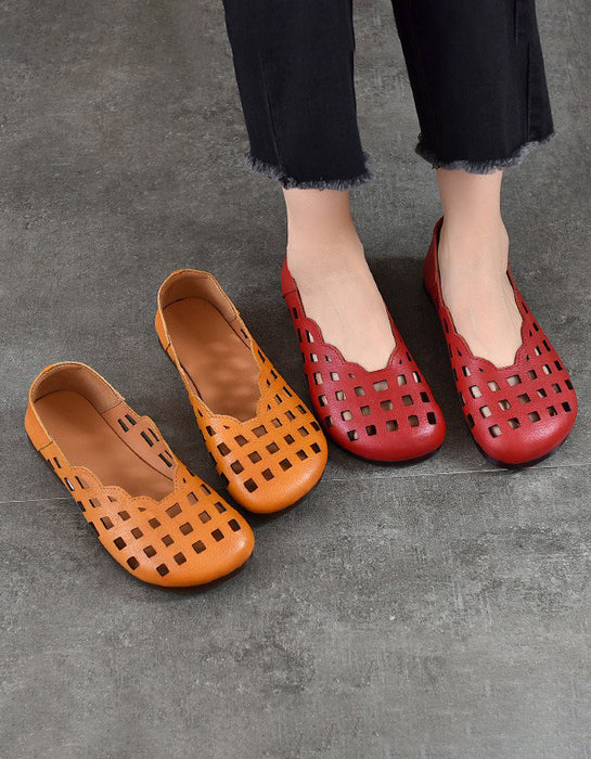 Soft Sole Summer Hollow Round Toe Flat Sandals April Shoes Collection 2026 80.70