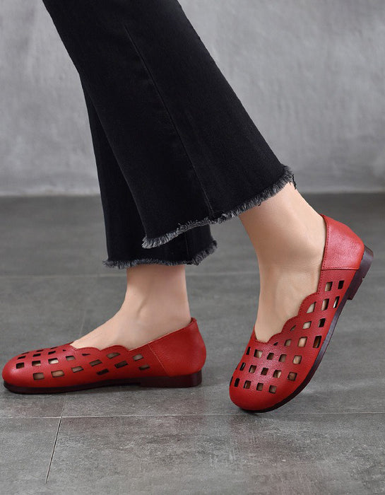 Soft Sole Summer Hollow Round Toe Flat Sandals April Shoes Collection 2026 80.70