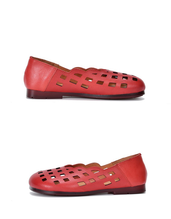 Soft Sole Summer Hollow Round Toe Flat Sandals April Shoes Collection 2026 80.70