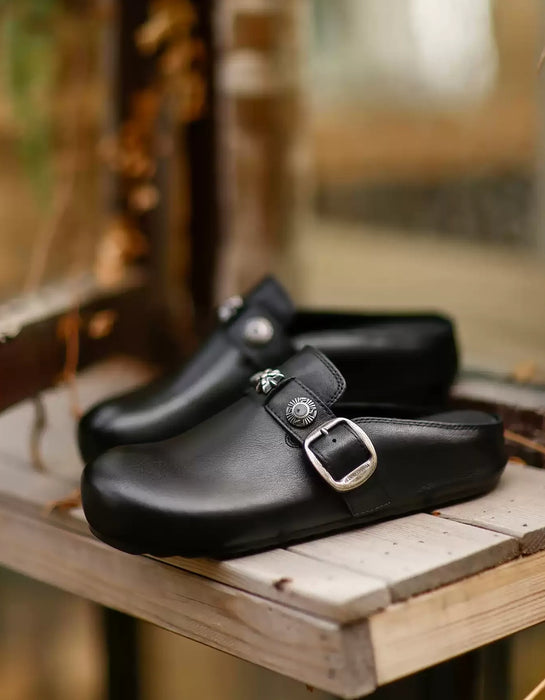 Sprig Real Leather Handmade Leather Clogs Slippers, Obiono Aug Shoes Collection 2026, 88.08