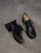 Women's Spring Autumn Comfortable Lace-up Chunky Heels Loafers Black, Obiono Sep Shoes Collection 2026, 89.99