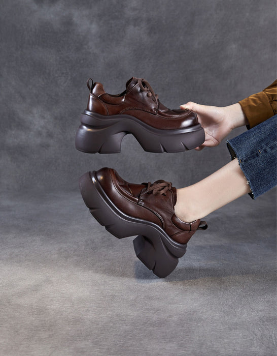 Ballerines confortables en cuir velours à tête ronde